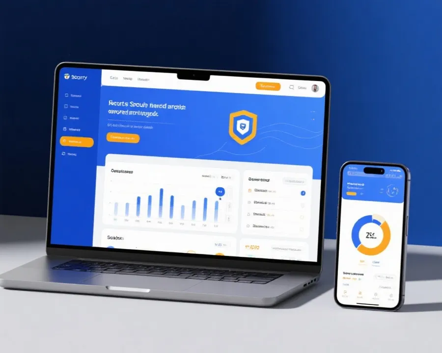 安全访问与网页版示意图
